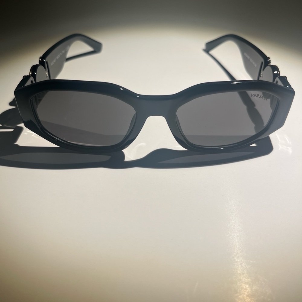 Versace Glossy Black Sunglasses
